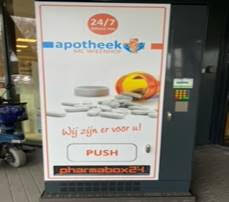 Afhaalautomaat apotheek MC Wieenhof