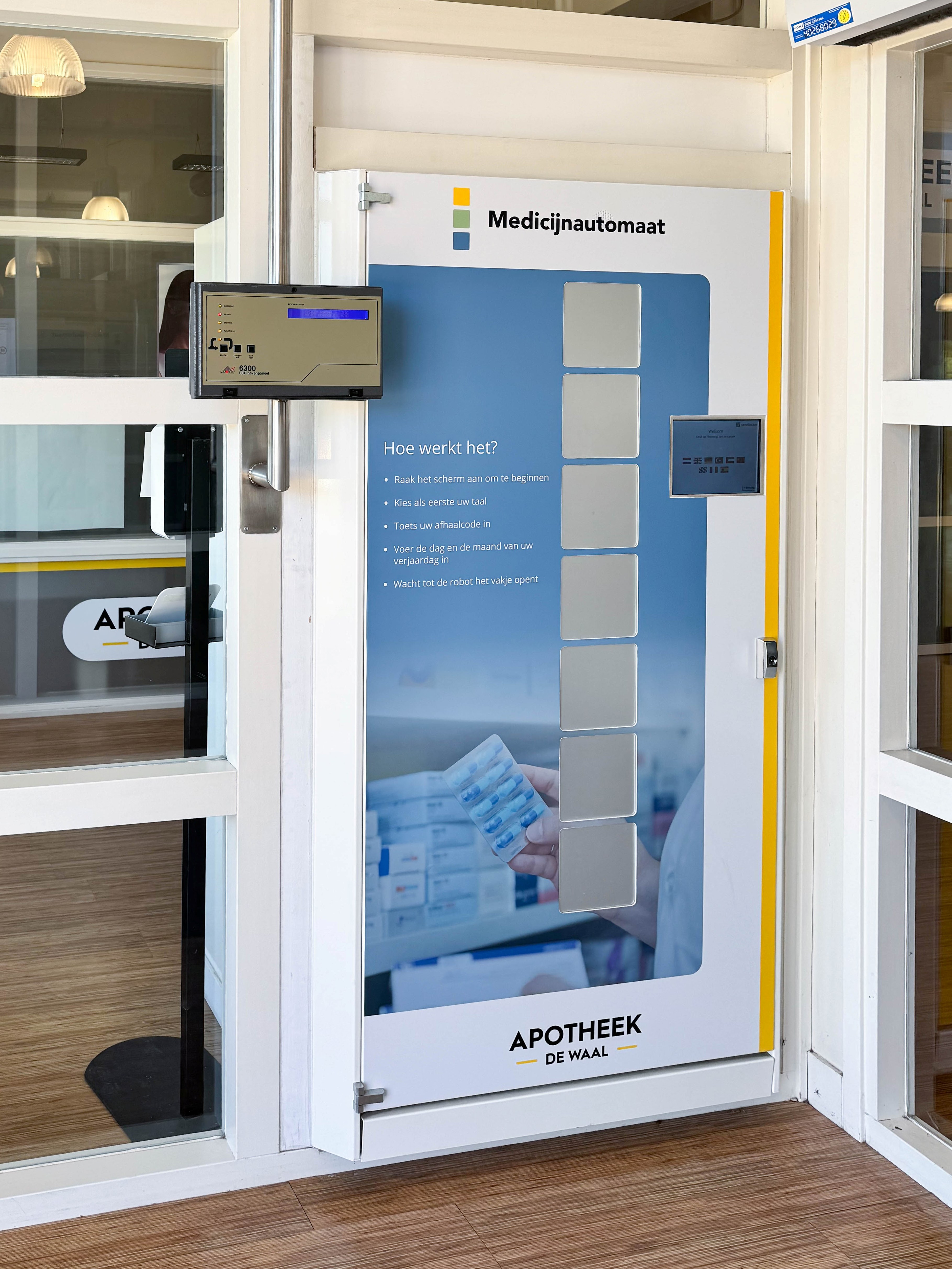 Medicijnautomaat apotheek de waal lent