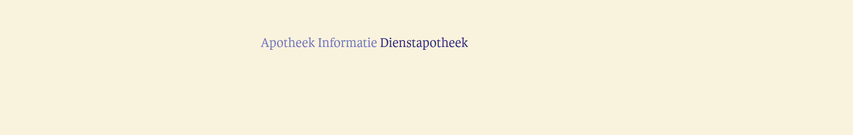 Dienstapotheek