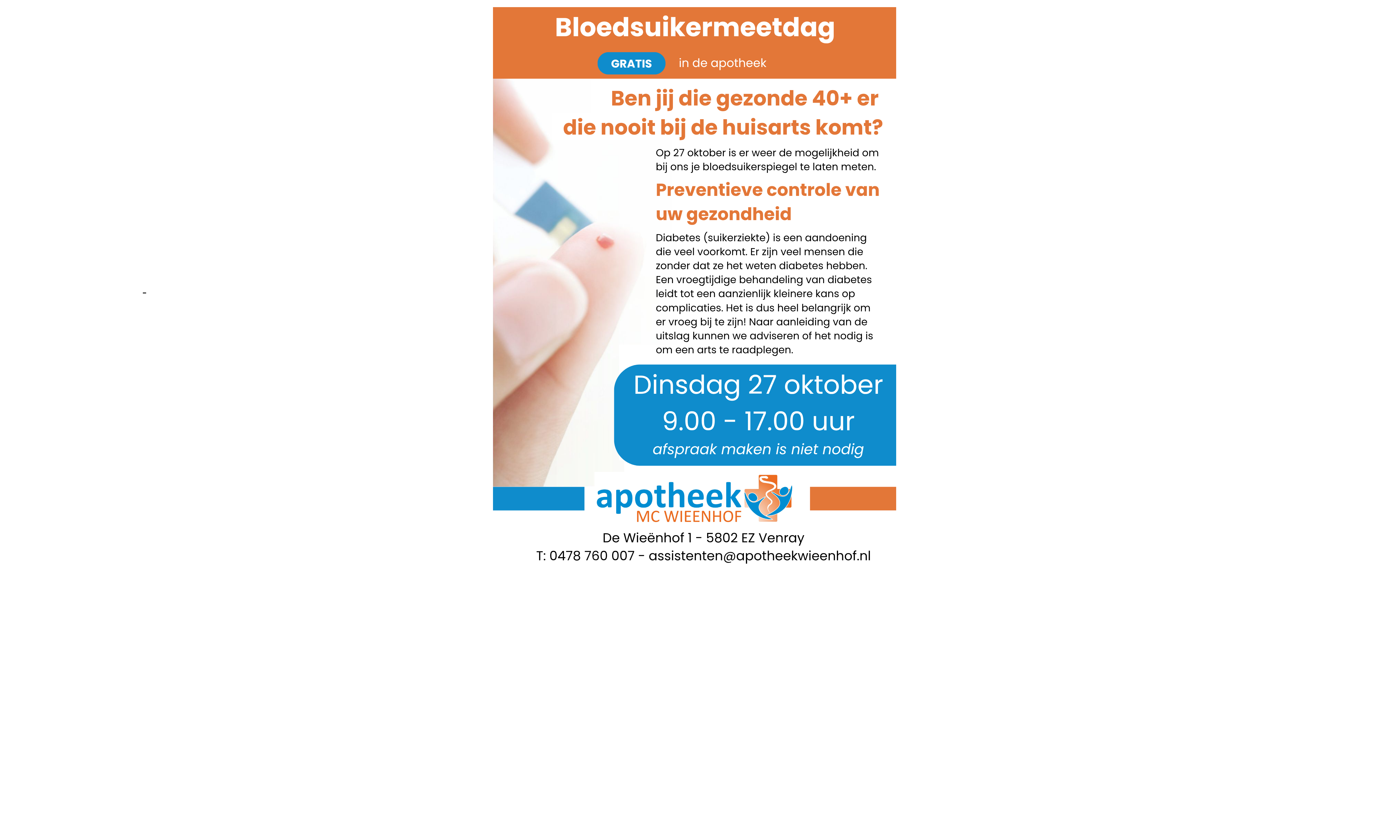 bloedsuikermeetdag